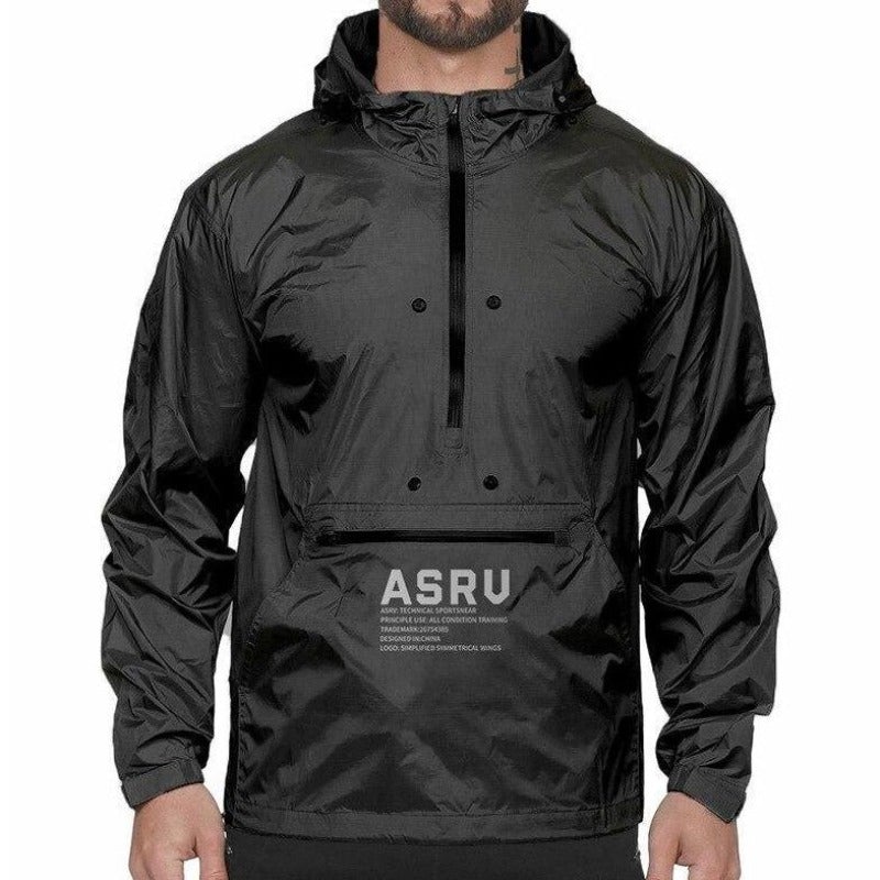 Herren Regenjacke mit der Aufschrift-Bombardina.de