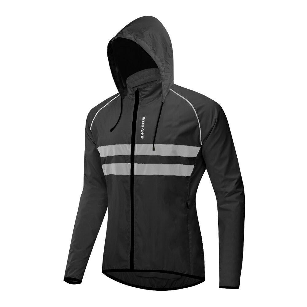 Regenjacke für Herren mit Reflektoren-Bombardina.de