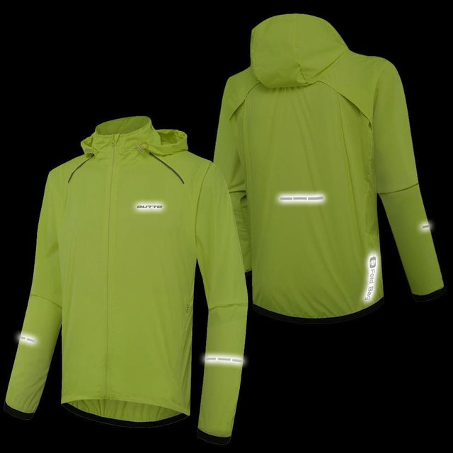 Regenjacke für Herren mit Reflektoren-Bombardina.de