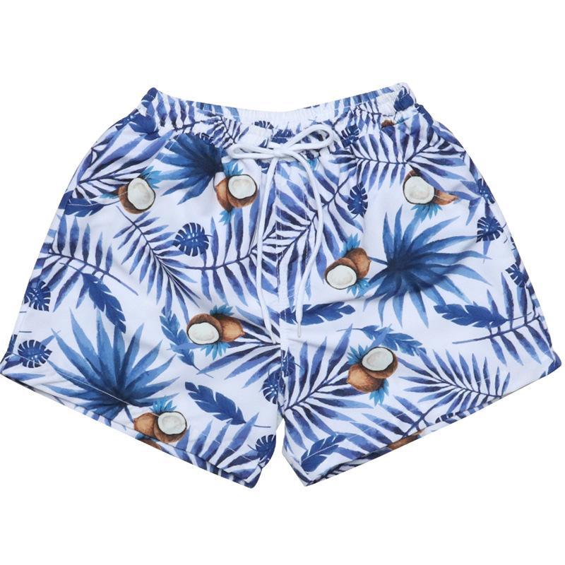Badeshorts für einen Jungen in den Blättern-Bombardina.de