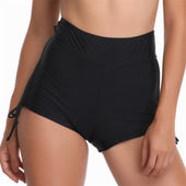 Hoch taillierte Bikinihose mit Rippen-Bombardina.de