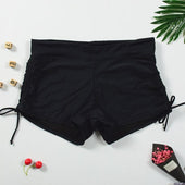Hoch taillierte Bikinihose mit Rippen-Bombardina.de