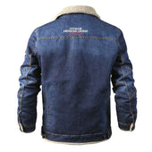 Isolierte Jeansjacke für Herren-Bombardina.de