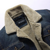 Isolierte Jeansjacke für Herren-Bombardina.de