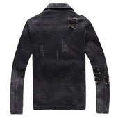Herren-Jeansjacke in Distressed-Bombardina.de