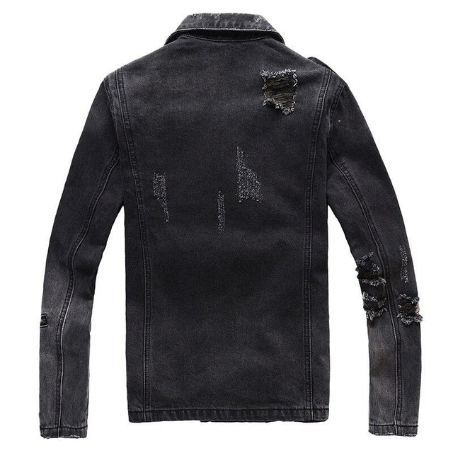 Herren-Jeansjacke in Distressed-Bombardina.de