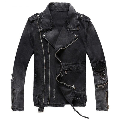 Herren-Jeansjacke in Distressed-Bombardina.de