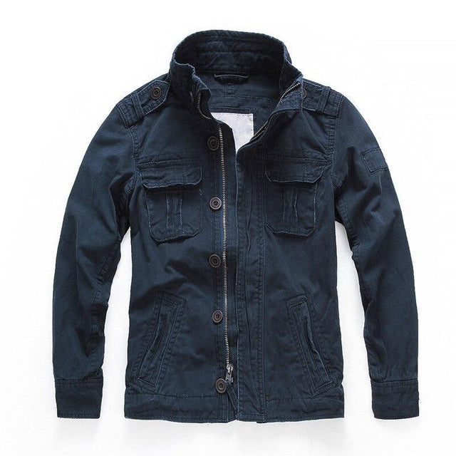 Herren Jeansjacke mit Taschen-Bombardina.de