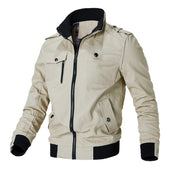 Herren-Übergangsjacke mit Seitentaschen-Bombardina.de
