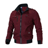 Herren-Übergangsjacke mit Seitentaschen-Bombardina.de