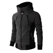 Herren-Übergangsjacke mit schwarzen Einsätzen-Bombardina.de