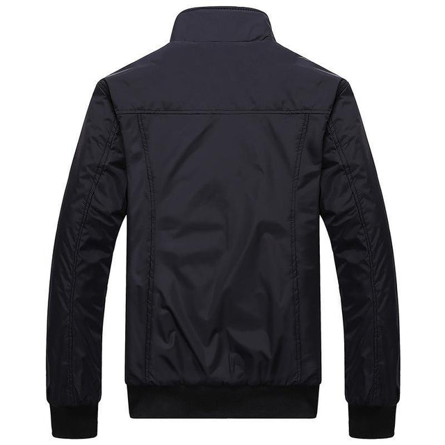 Herren-Übergangsjacke mit kariertem Futter-Bombardina.de