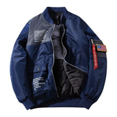 Herren-Übergangsjacke mit Patch am Ärmel-Bombardina.de