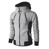 Herren-Übergangsjacke mit schwarzen Einsätzen-Bombardina.de