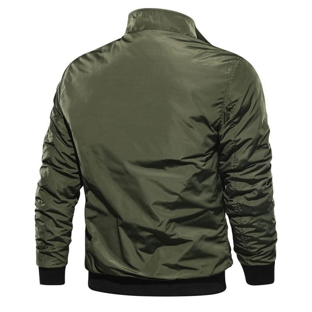 Herren-Übergangsjacke mit Tasche am Ärmel-Bombardina.de