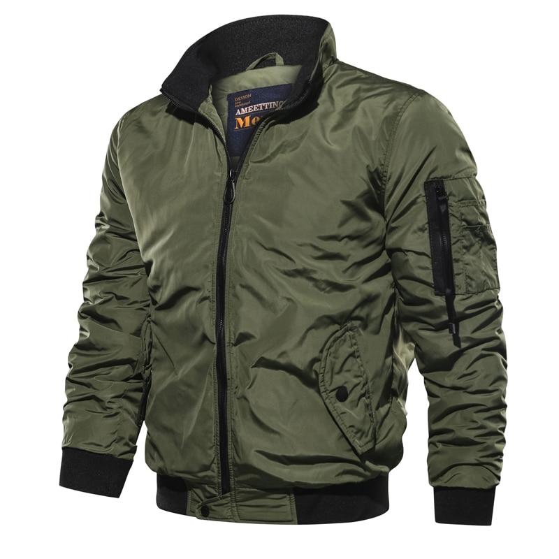 Herren-Übergangsjacke mit Tasche am Ärmel-Bombardina.de