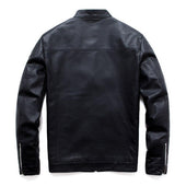 Herren Lederjacke mit Stehkragen-Bombardina.de