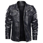 Herren Lederjacke mit Taschen-Bombardina.de