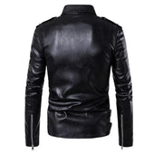 Herren Lederjacke mit Gürtel-Bombardina.de