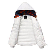Herren-Winterjacke mit farbenfrohem Finish-Bombardina.de