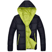 Herren-Winterjacke mit farbenfrohem Finish-Bombardina.de