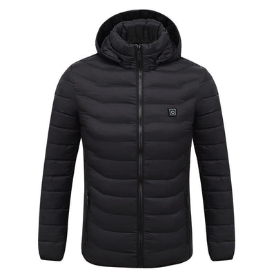 Herren Winterjacke mit Patch-Bombardina.de