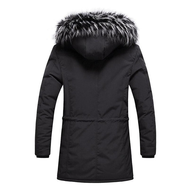 Herren Winterjacke mit Fell-Bombardina.de