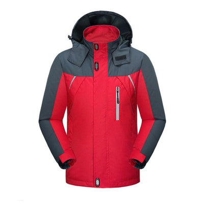 Herren zweifarbige Winterjacke-Bombardina.de