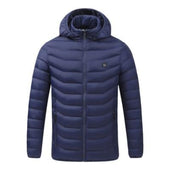 Herren Winterjacke mit Patch-Bombardina.de