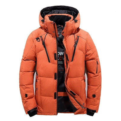 Einfarbige Herren-Winterjacke-Bombardina.de