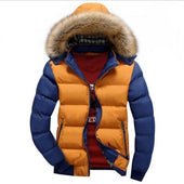 Herren Winterjacke mit bunten Ärmeln-Bombardina.de