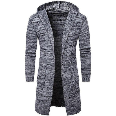 Herren-Strickjacke mit Kapuze-Bombardina.de