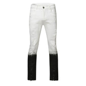 Zweifarbige Herrenjeans-Bombardina.de