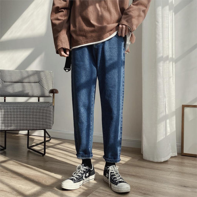 Weit geschnittene Herrenjeans-Bombardina.de