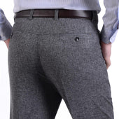 Herren einfarbige Materialhose-Bombardina.de