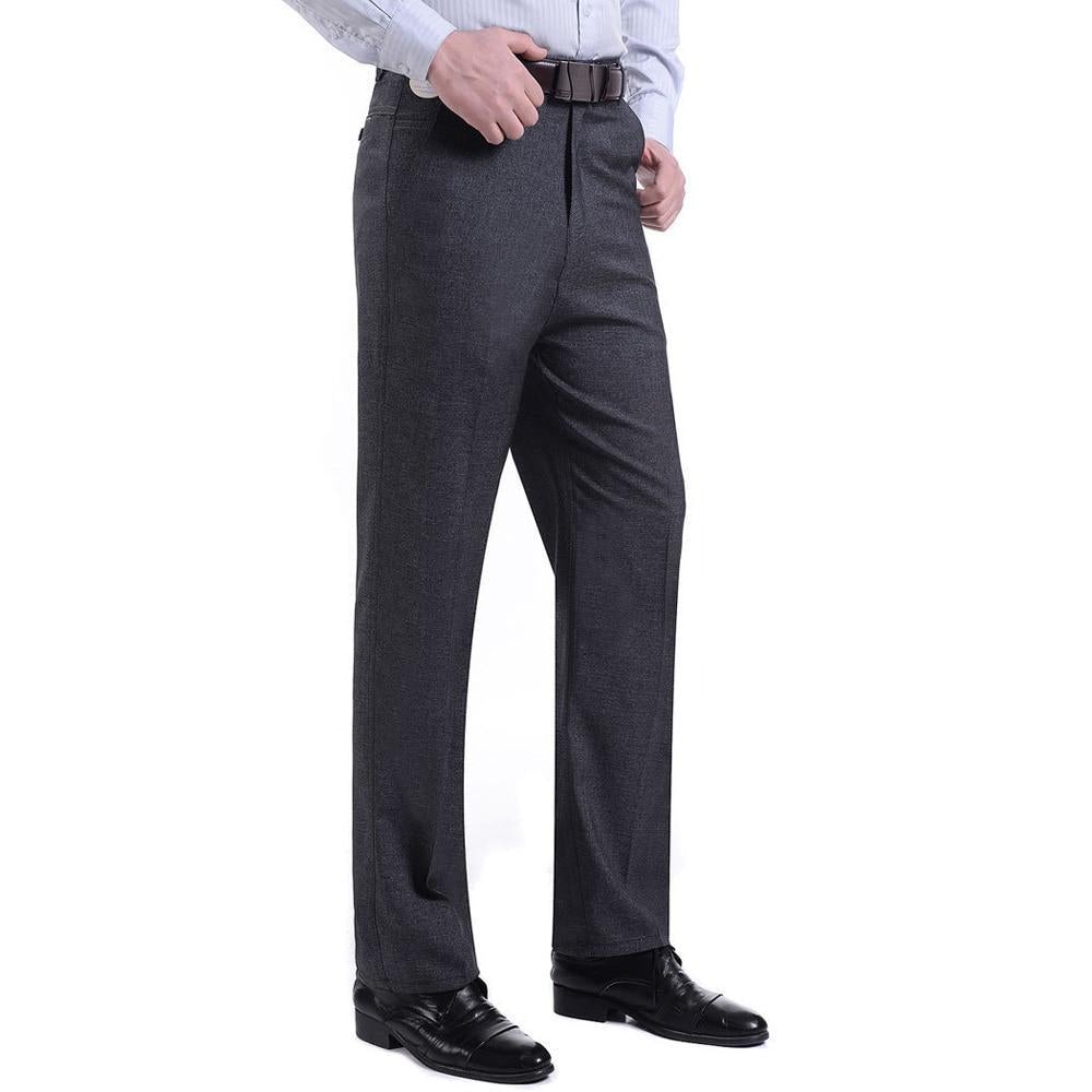 Herren einfarbige Materialhose-Bombardina.de