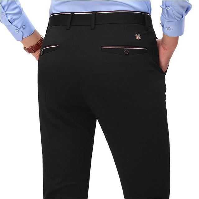 Herren schmale Stoffhose fit-Bombardina.de