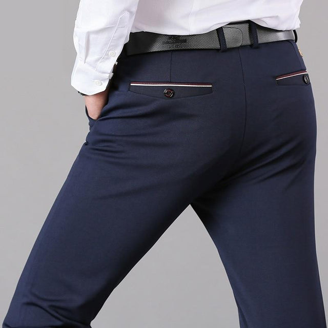 Herren schmale Stoffhose fit-Bombardina.de