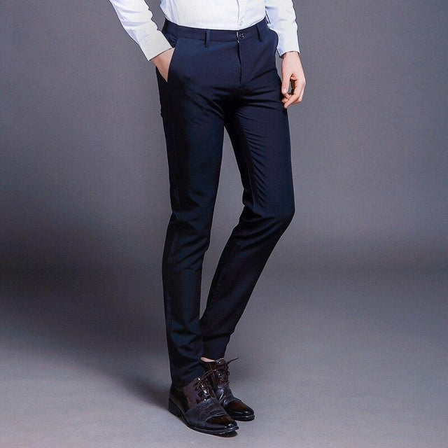 Herren schmale Stoffhose fit-Bombardina.de