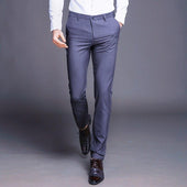Herren schmale Stoffhose fit-Bombardina.de