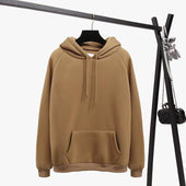 Einfarbiges Damen-Sweatshirt ohne Reißverschluss-Bombardina.de