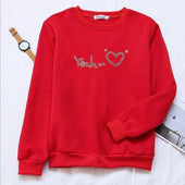 Damen-Sweatshirt ohne Reißverschluss mit der Aufschrift-Bombardina.de