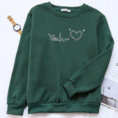 Damen-Sweatshirt ohne Reißverschluss mit der Aufschrift-Bombardina.de