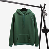 Einfarbiges Damen-Sweatshirt ohne Reißverschluss-Bombardina.de