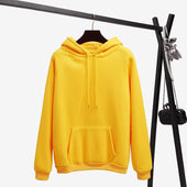 Einfarbiges Damen-Sweatshirt ohne Reißverschluss-Bombardina.de