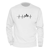 Herren-Sweatshirt ohne Reißverschluss mit Aufdruck-Bombardina.de
