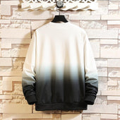 Herren-Sweatshirt ohne Reißverschluss ombre-Bombardina.de