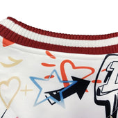 Herren-Sweatshirt ohne Reißverschluss mit Aufschriften-Bombardina.de