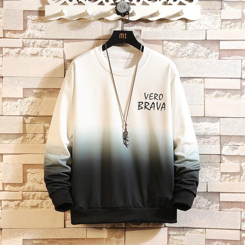 Herren-Sweatshirt ohne Reißverschluss ombre-Bombardina.de