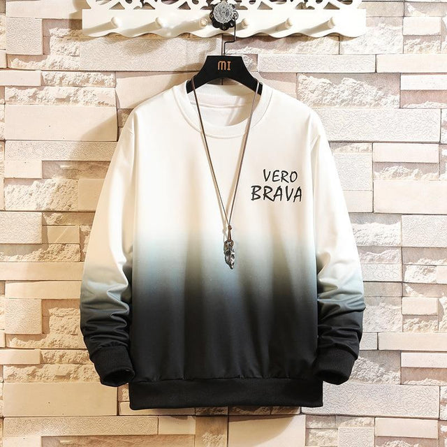 Herren-Sweatshirt ohne Reißverschluss ombre-Bombardina.de